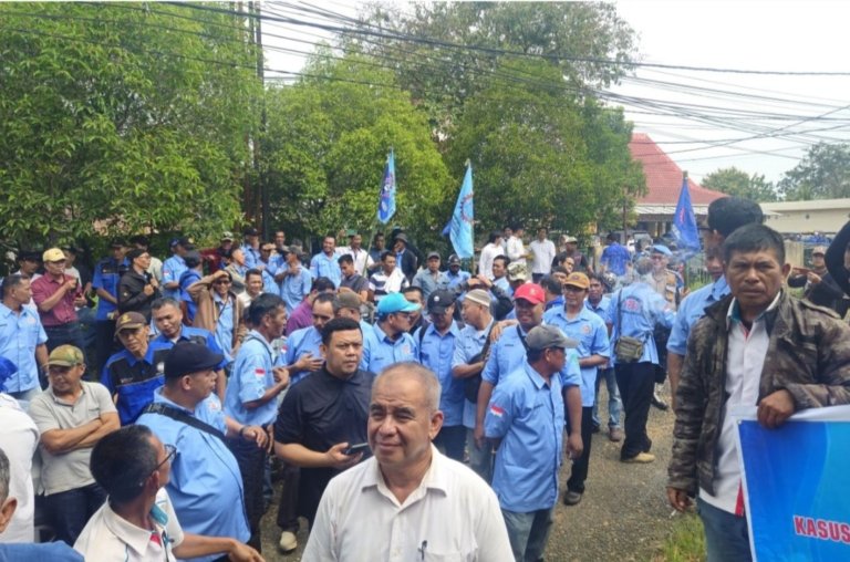 Ratusan karyawan Mitra Ogan Tuntut Gaji Tertunda 20 Bulan, SPSI Akan Lapor ke Pemerintah Pusat